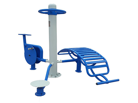 Açık Hava Çoklu Spor Aleti Mekik, Bisiklet ve Ayakta Bel Esnetme - 81403